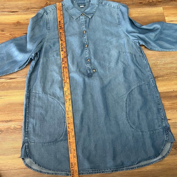 J. Jill denim dress women’s size M, very good preowned condition - Picture 4 of 9